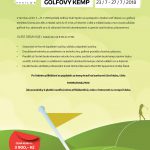 Dětský golfový kemp 2018!