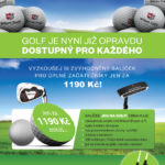 Vyzkoušejte balíček JDU NA GOLF pro začínající golfisty.